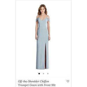 After Six Mist Liz Chiffon Dress